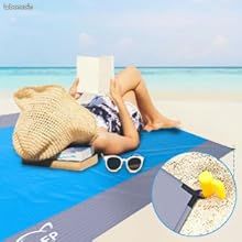 Tapis de plage XXL OUGEP – neuf - Imperméable & anti-sable – 200×230 cm 🌊 (image 12)