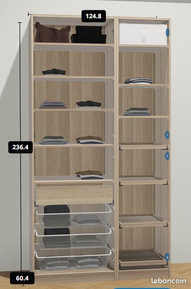 Amoire penderie dressing Ikea PAX Neuf (image 2)