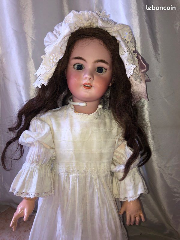 Jolie Poupée Ancienne 44cm - Tête Jumeau Bizau N°1, Début XXe, France