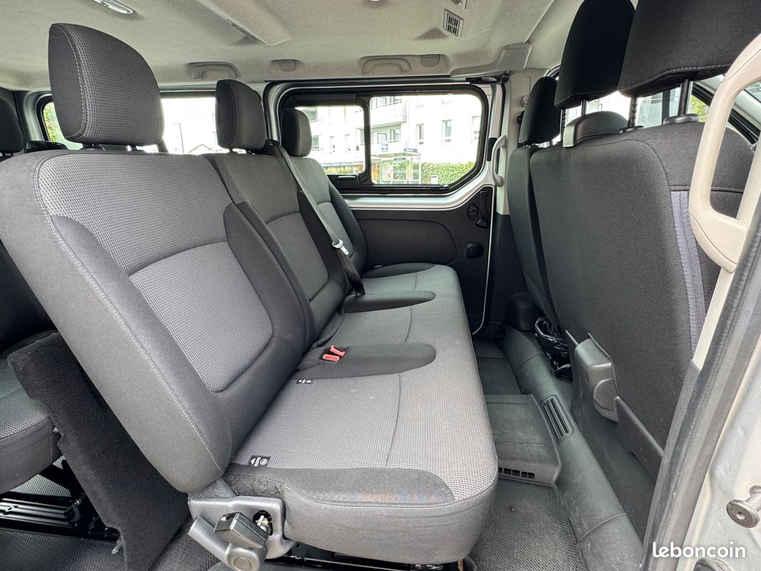 RENAULT TRAFIC COMBI 9 places 1.6 DCI 120 L2 ZEN / TVA Récupérable / DOUBLE PORTE LATERALE (image 7)