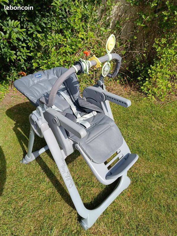 Vends chaise haute bébé chicco polly magic relax (image 5)