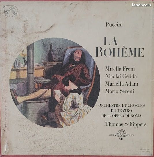 Vinyle Puccini La Boheme Mirella Freni Nicolai Gedda (image 1)
