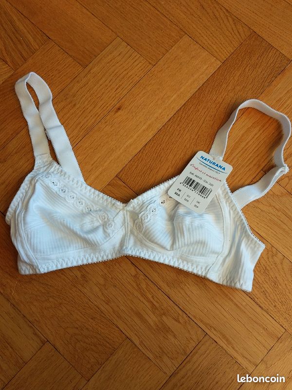 NEUF étiquette soutien-gorge 80A Naturana (image 2)