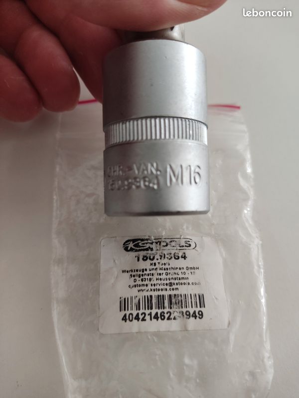 Douille à Vidange KS Tools 1/2 XZN M16 - 50mm - Chrome Vanadium - Pour Audi, Volkswagen