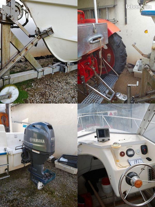 🚤 ENSEMBLE BATEAU GUIMARINE ANTIOCHE 550 + TRACTEUR McCORMICK (image 3)