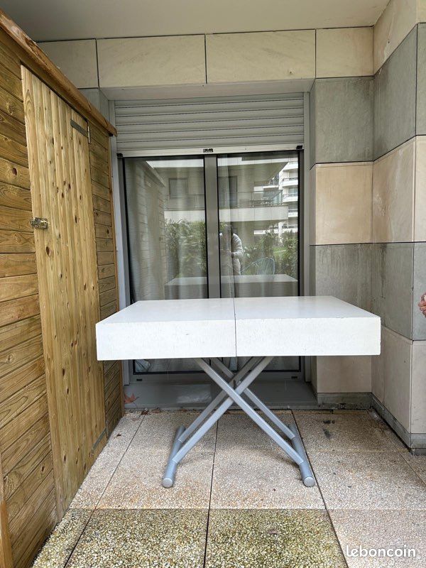 Table modulable blanche (image 1)