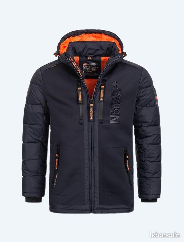 Jacket Manteau Hiver Homme Geographical Norway Manteau Long Veste