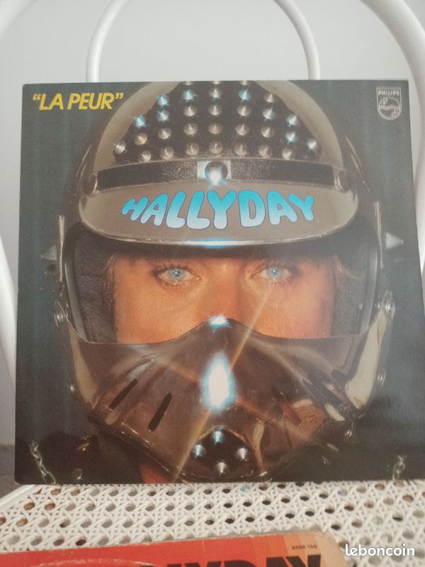 Vynil Disque - Johnny Hallyday : La Peur (image 1)
