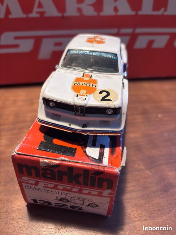 BMW 320 I RC Wurth - MARKLIN Sprint 1326, Miniature D'occasion