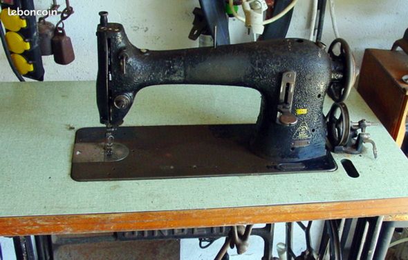 Machine à coudre industrielle Durkopp 207 + table + moteur (image 1)