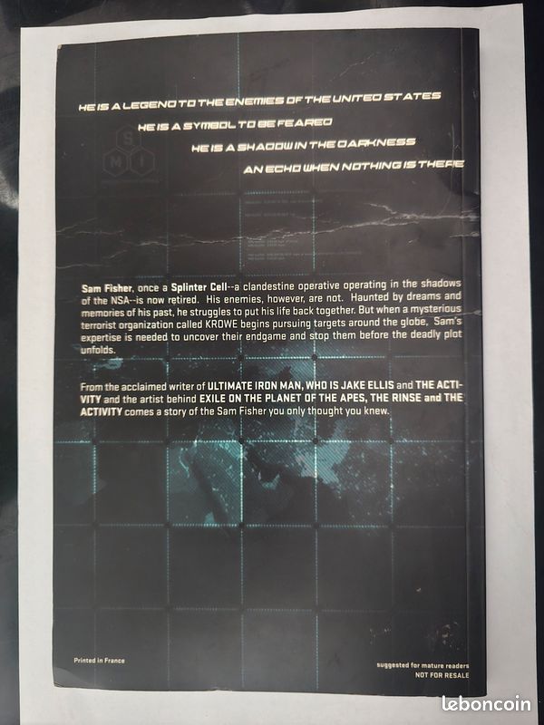 Splinter Cell Echoes, collector, quasi neuf (image 5)