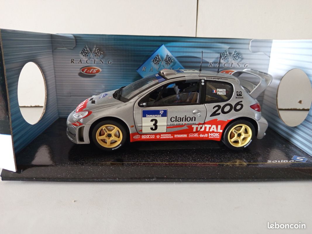 1/18 Solido Peugeot 206 Wrc Tdc 2002 Panizzi Ref.202 991.05 - Collection