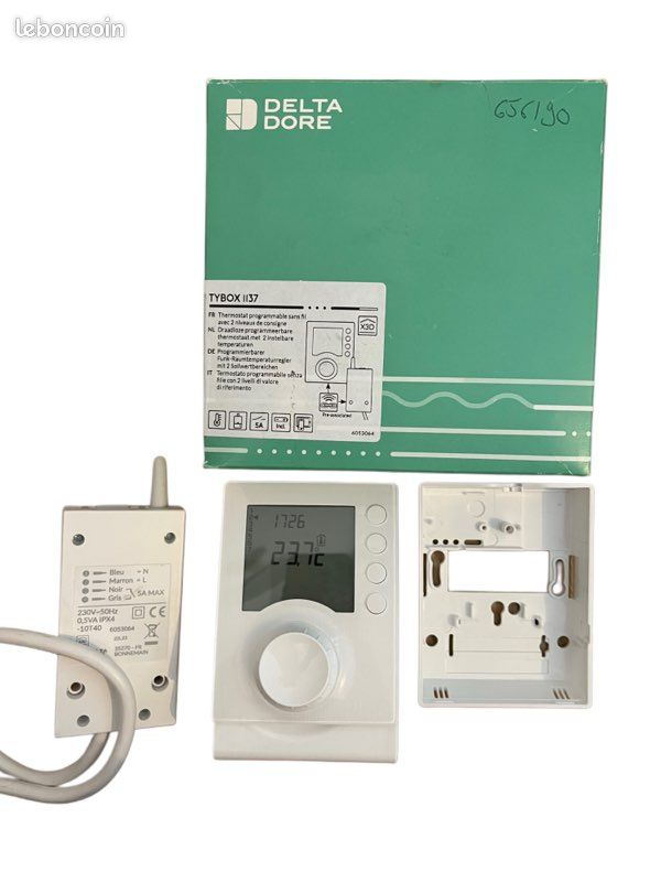 Thermostat D'ambiance Programmable Delta Dore Tybox 1137 - Neuf Sous Blister