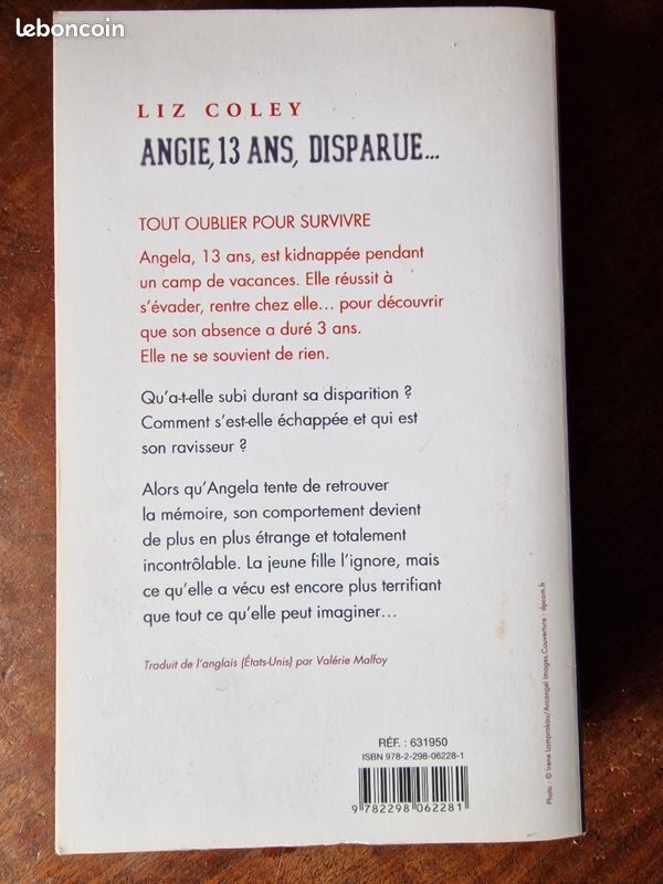 Angie, 13 ans, disparue... Liz COLEY (image 3)