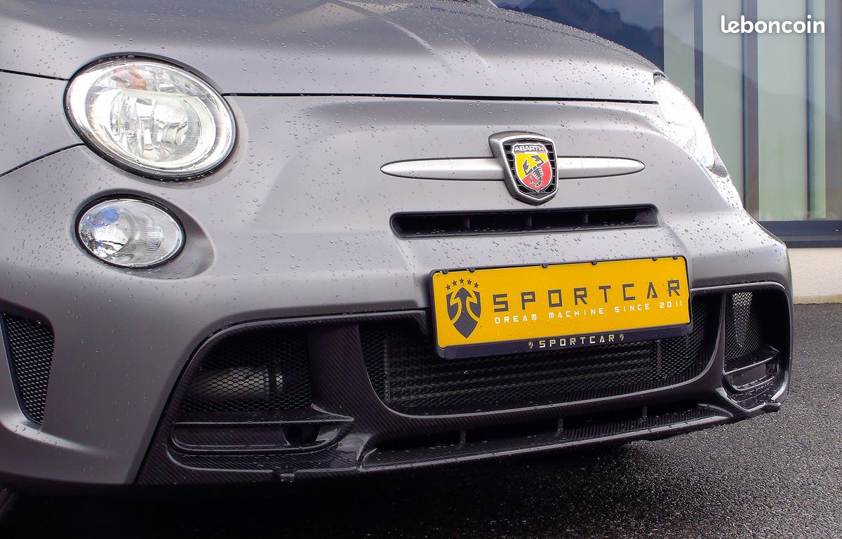 ABARTH 695 1.4I 190CH BIPOSTO / Première main / Couleur Gris Mat Performance / Sièges Baquets Sabelt / échappement AKRAPOVIC / Pack Carbone / Jantes OZ Racing 18 / magnifique exemplaire d'origine (image 5)