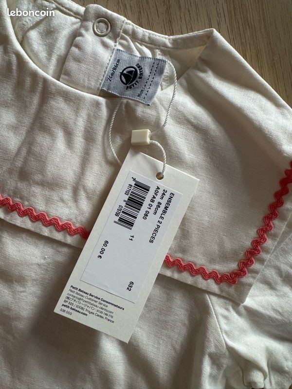 Ensemble fille petit bateau 24 mois (image 6)