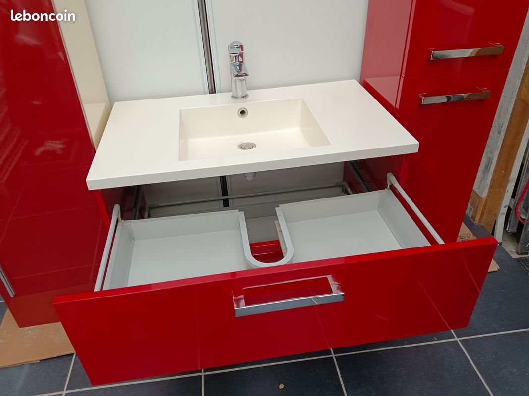 Meuble salle de bain + miroir (image 2)