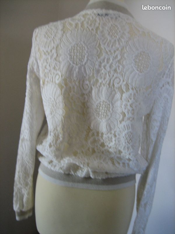 Blouson/Blouse Scarlet Roos dentelle blanche T: 2/38use (image 5)