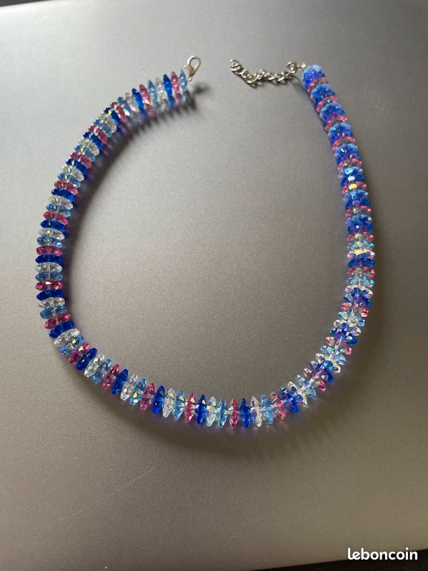 Très beau collier artisanale en cristal (image 1)