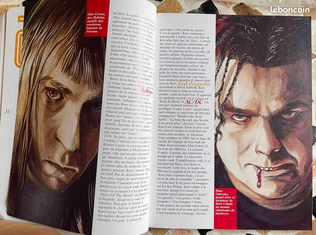 ♥🎼Revue Rock 🇺🇸 Nirvana (Testament - l'histoire de Nirvana et de Kurt Cubain) 1998 (image 2)