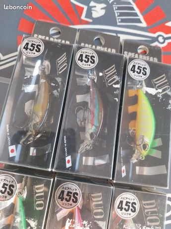 Leurre Coulant Duo Spearhead Ryuki 45S SW – 45 Mm – Pour Pêche En Mer (seabass)