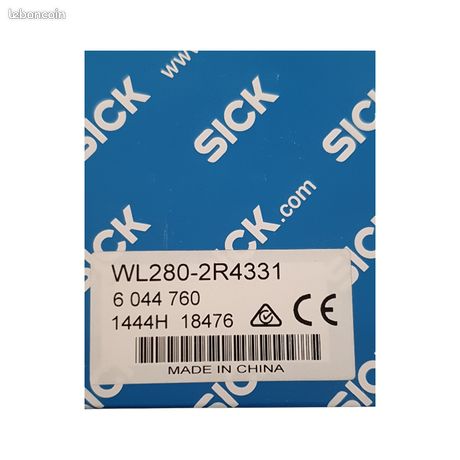 Capteur Photoélectrique Rétroréfléchissant H●SICK WL280-2H4331 - Neuf, Emballage D’origine, Pour Automation Industrielle
