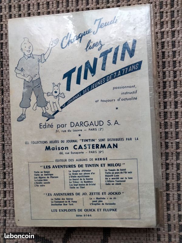 Bte 10 recueil Journal Tintin n° 48 de 1960 61 (image 2)