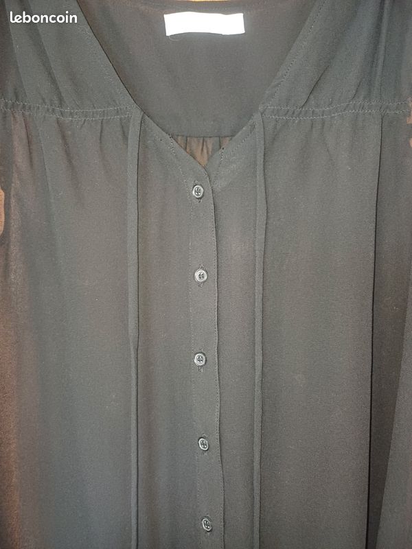 Chemisier Sans Manches Jennyfer Taille 36 (S) Vintage - Multicolore, Léger, été