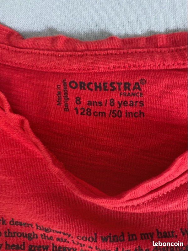 T-shirt 8 ans (image 3)