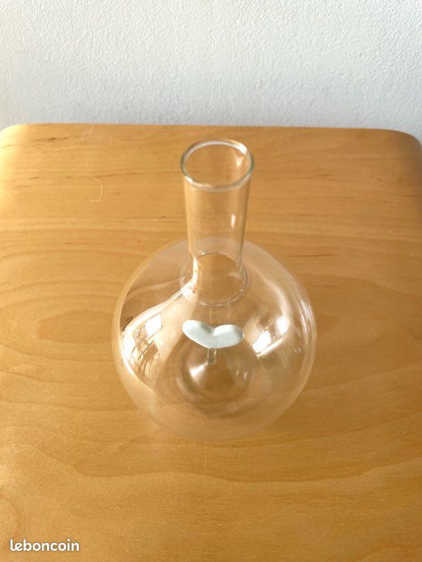 Vase Christian Tortu soliflore verre soufflé cœur (image 4)