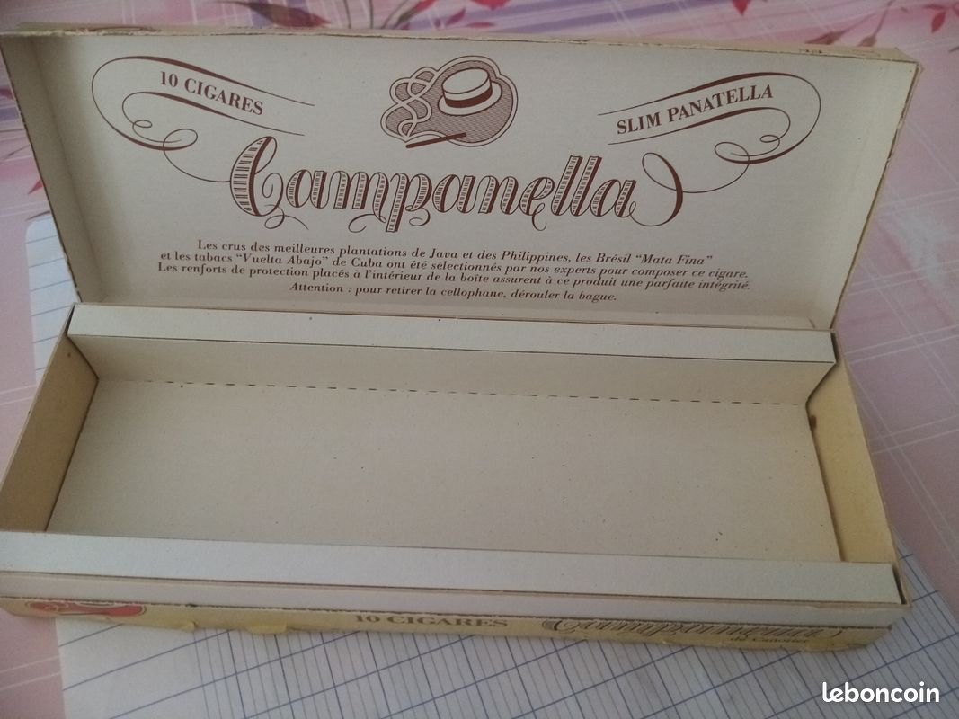 Ancien boîte cigare campanella