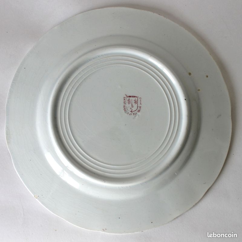 RARE ANCIENNE ASSIETTE ST AMAND - HUMORISTIQUE LES AUTOMOBILES N°10: Le