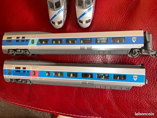 Rame TGV Atlantique Jouef Série Junior Occasion - Manque Les Pantographes, à Restaurer Ou Pour Pièces
