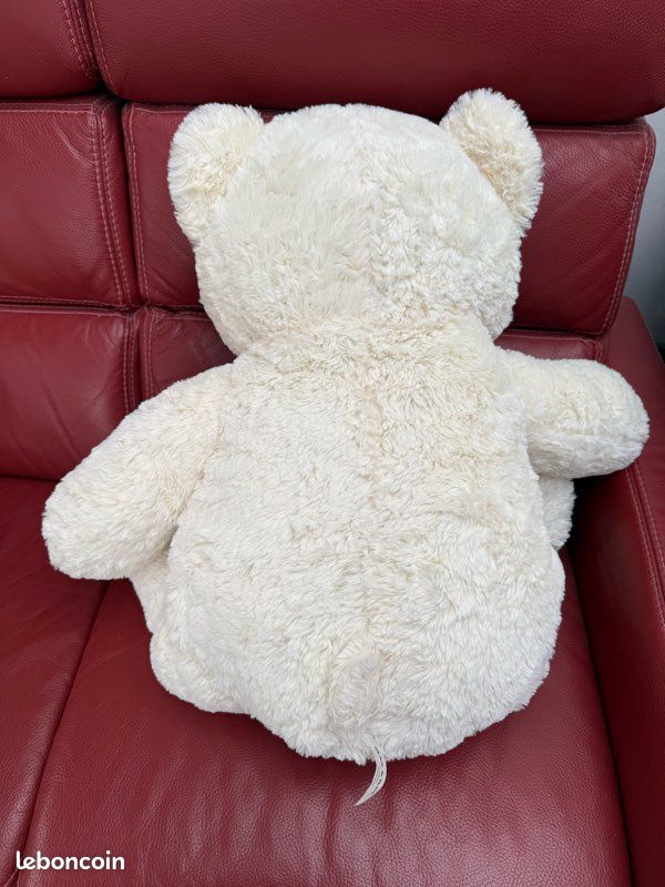 Peluche ours XXL une marron et l’autre beige (image 2)