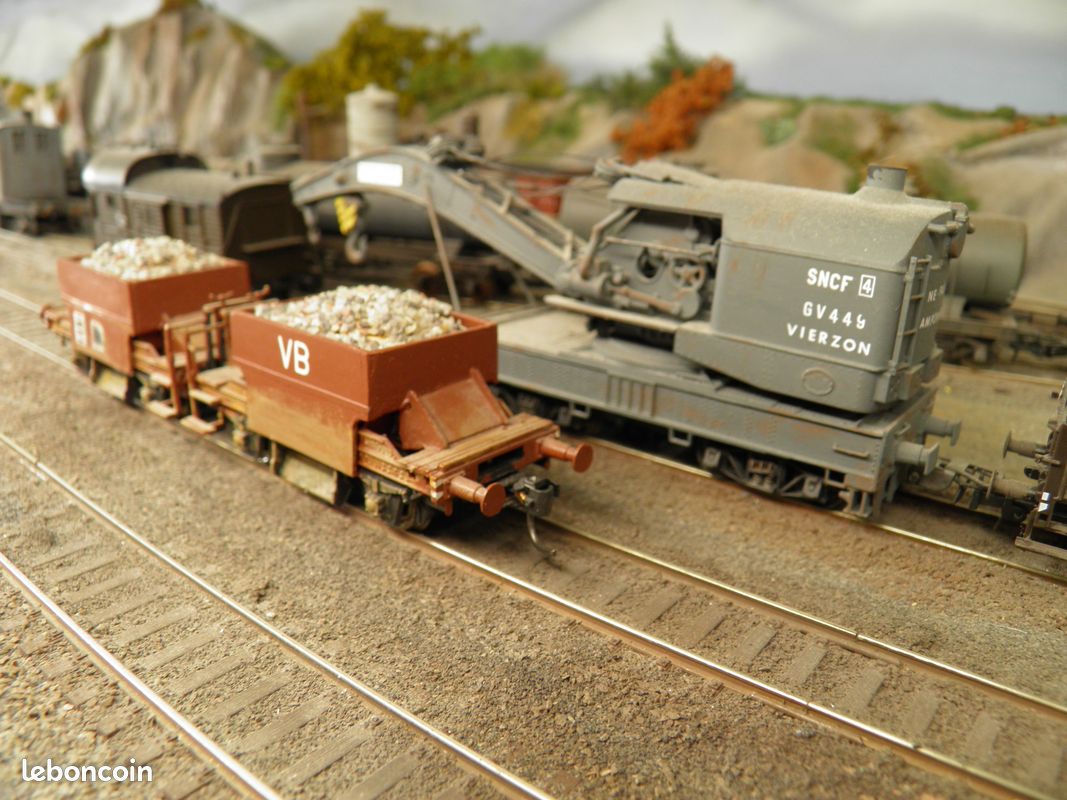 Couplage De Wagons à Ballast R37 HO - PLM, EP II, Neuf En Boîte