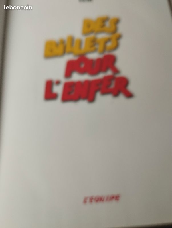 Bande dessinée.L'équipe. LEM. Des billets pour l'enfer (image 3)