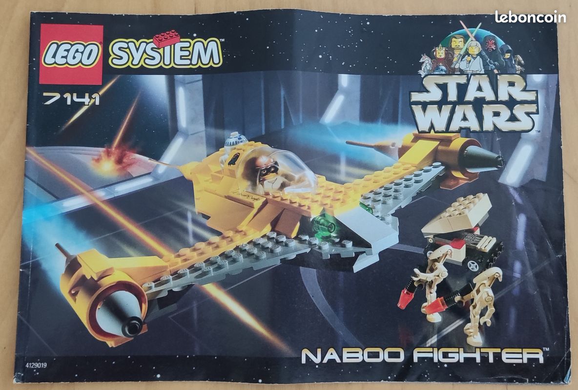Naboo Starfighter Lego Star Wars 1999 Hot Lego Naboo Starfighter