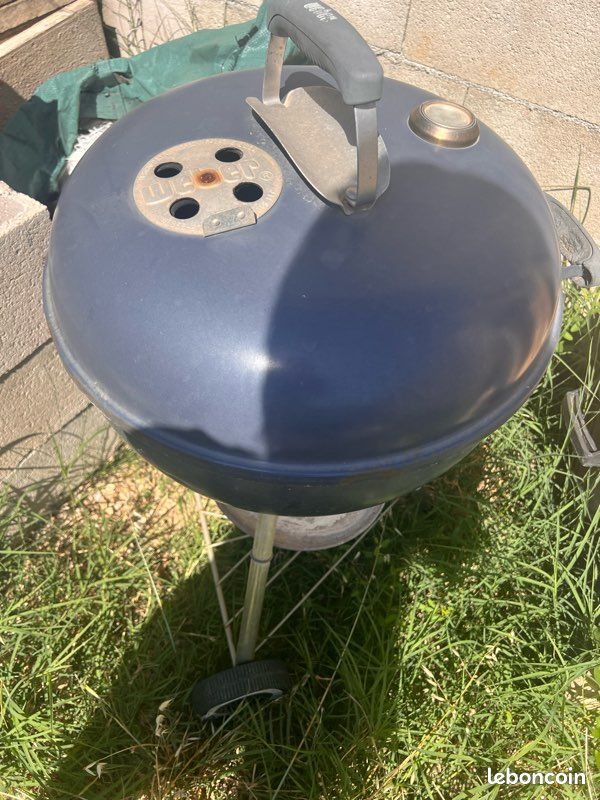 Barbecue charbon Weber Original Kettle (couleur Bleu/Gris) (image 2)