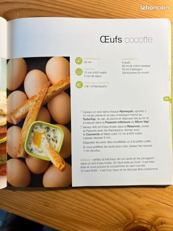 oeuf cocotte micro vap Oeufs cocotte au micro ondes main image 0