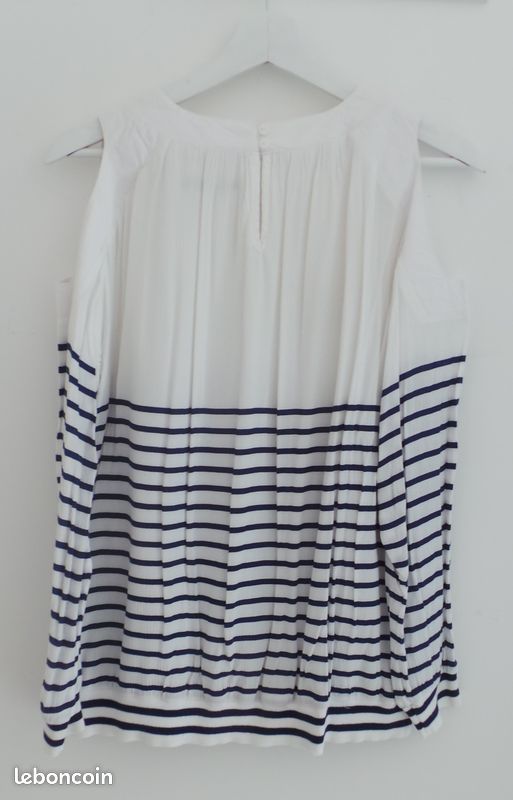 Blouse/tunique Desigual Pour Femme, Taille L, Manches Longues, Coton Bleu