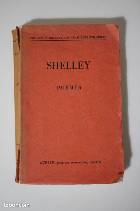 Shelley Poèmes Bilingue Français - Anglais (image 1)