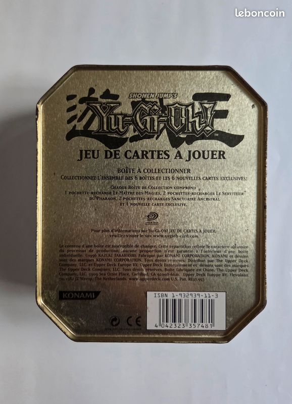 Boîte Yu-Gi-Oh de collection vintage cartes (image 3)