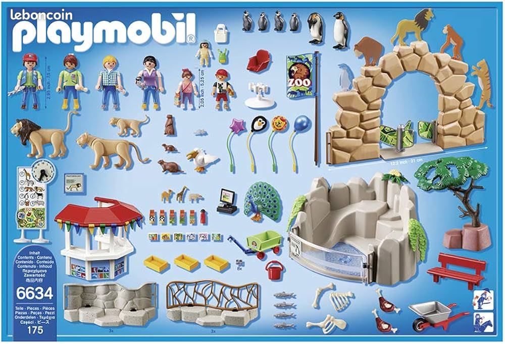 Playmobil City Life Grand Zoo Jeux Jouets