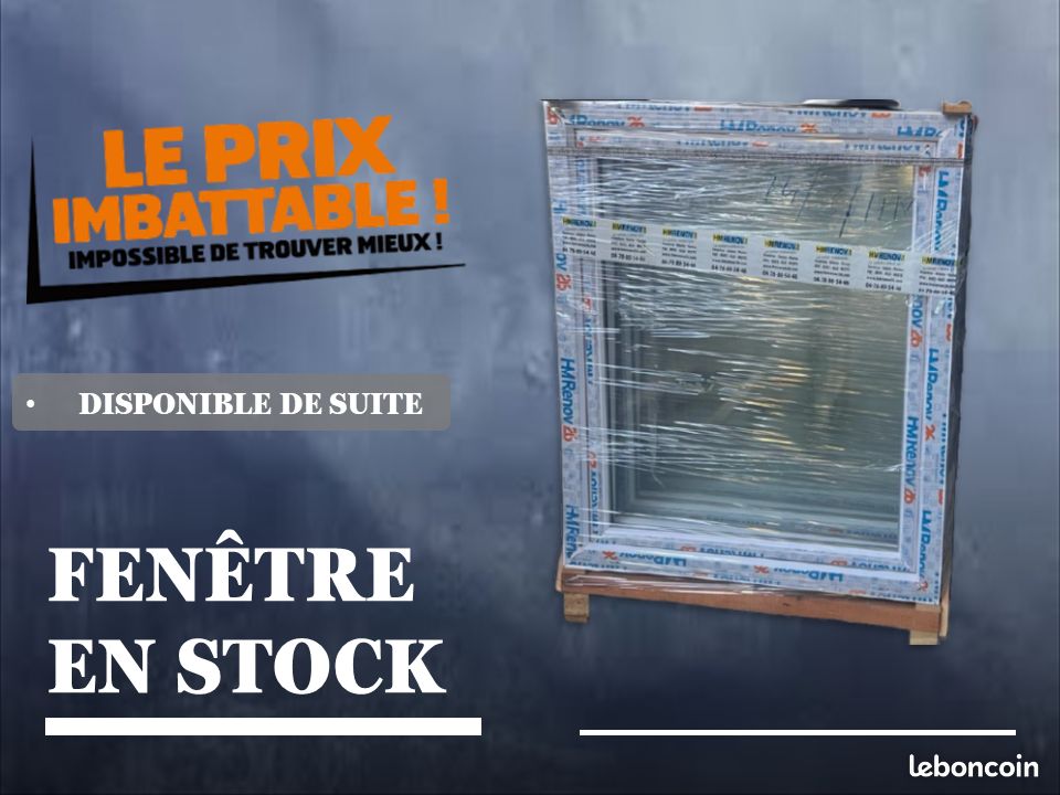 Fenêtre stock PVC triple vitrage (image 4)