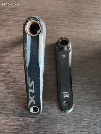 Pédalier Shimano SLX FC-M660 Double Plateau 22/32T - 175mm, Alu, Avec Protection - Bon état