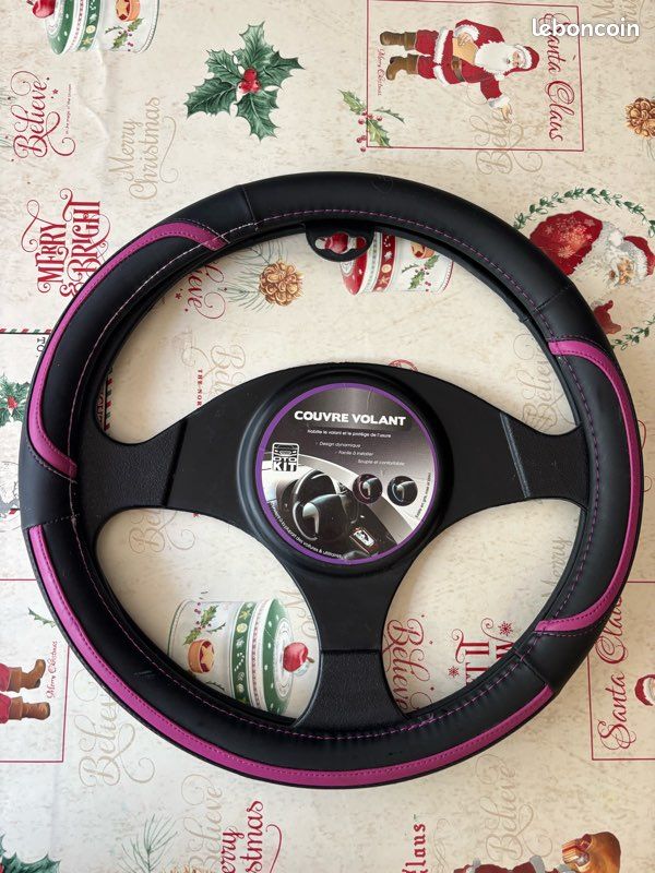 Couvre-volant OTO KIT noir et rose (image 1)