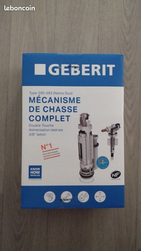 Chasse d'eau double touche Geberit (image 1)