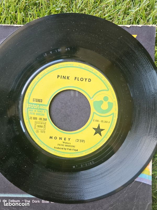 P - disque vinyle 45T PINK FLOYD - money (image 5)