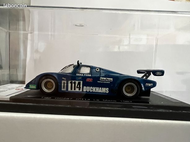 Miniature Tiga GC 287 N°181 – 24H Du Mans 1987 – GCAM 1/43 – Édition Limitée NEUF