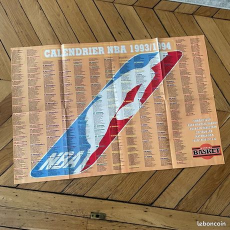 Rare Poster / Magazine Mondial Basket 1994 - Année Malone - Livraison Offerte